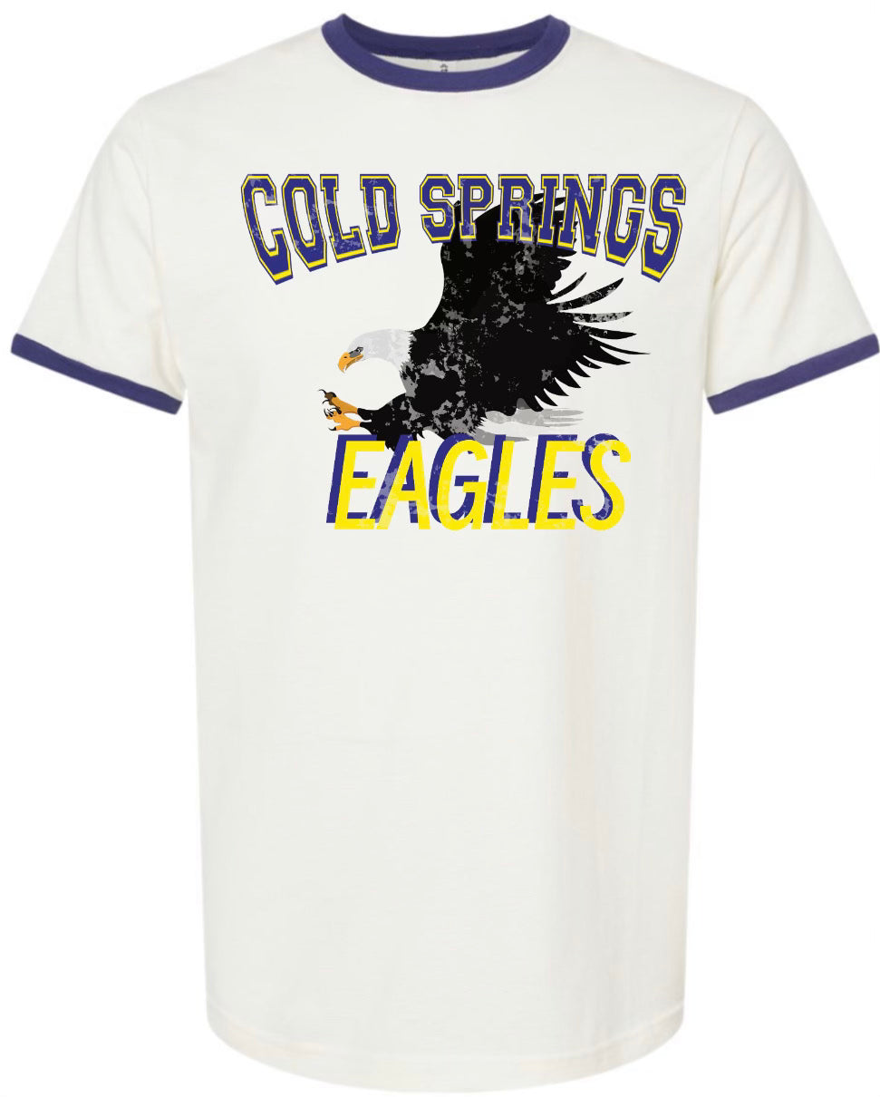 Cold Springs Eagles Vintage Ringer Tee | Nomadic Threads