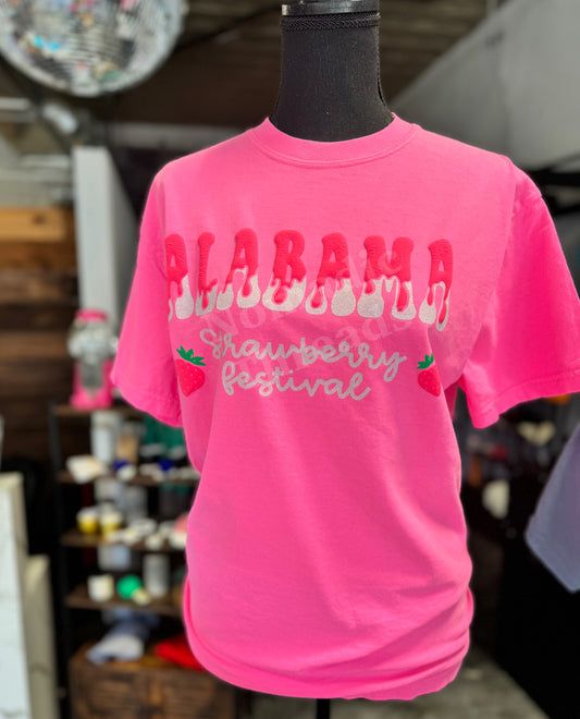 2024 Alabama Strawberry Featival Comfor Color T Shirt🍓